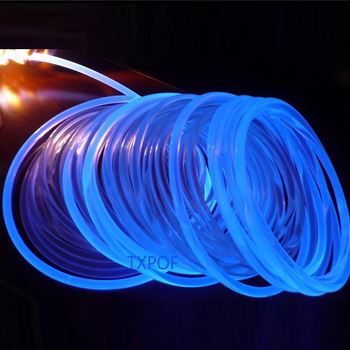 Sab Glow Optical Fiber Rau Pas Dej Teeb